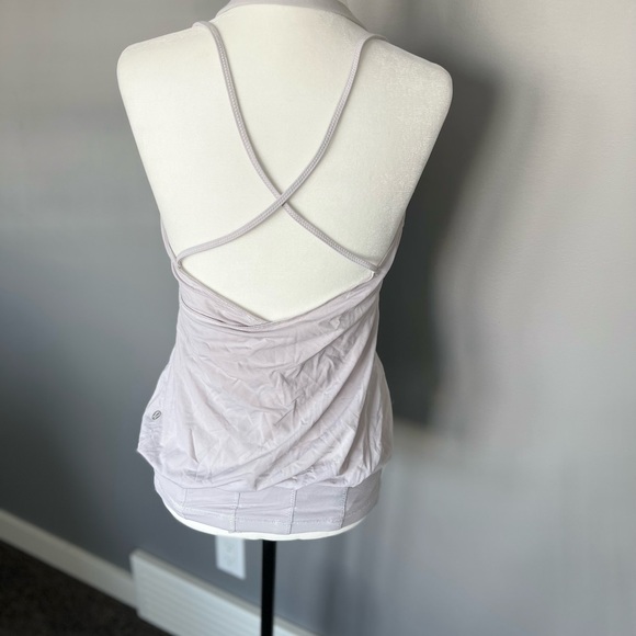 Lululemon white tank - Size 4 - Picture 2 of 2